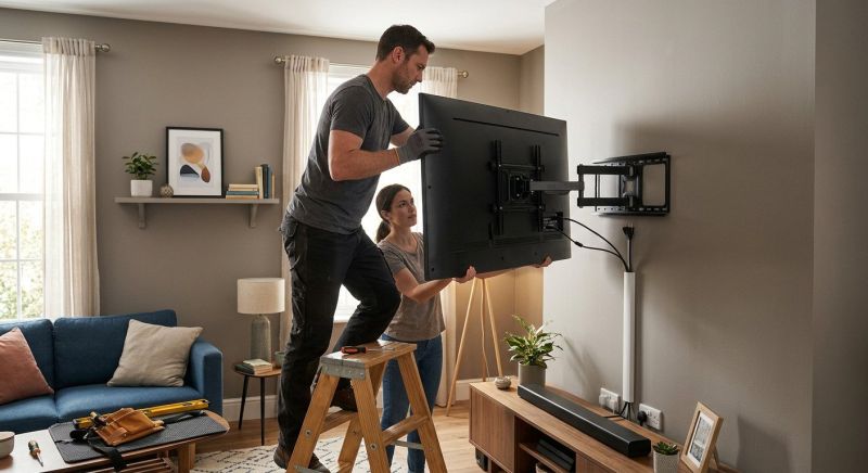 Tv Hanging Service in Overland Park, KS
